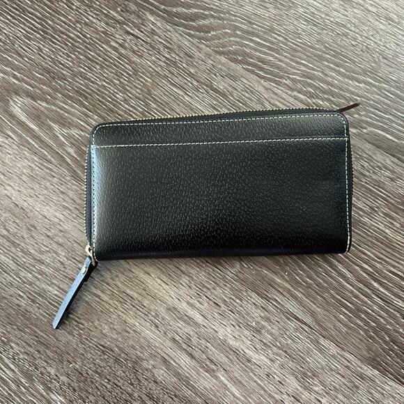 EUC Kate Spade Wellesley Neda Black Leather Zip Around Clutch Wallet - Picture 5 of 12